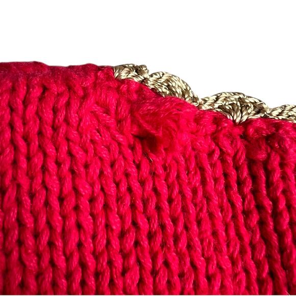 Tiara International 1998 Stocking Gift Beaded Holiday Detailed Sweater Vest Sz S - Picture 4 of 7